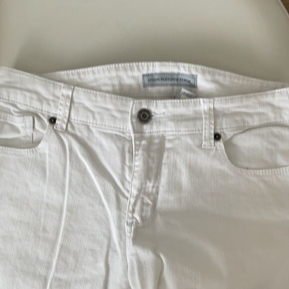 Chico’s platinum premium stretch jean white - Picture 3 of 4